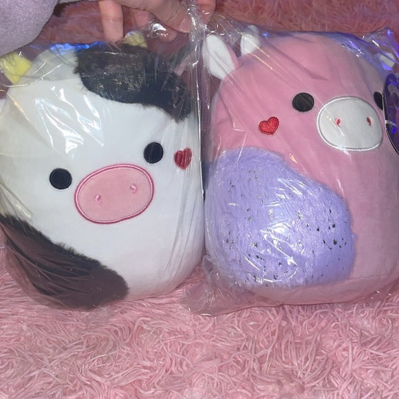 NWT SQUISHMALLOW PATTY CONNOR SELECT SERIES VALENTINES DAY COW SET SQUISH - Picture 7 of 10